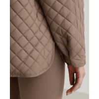 Aimn Oversized Quilted Jacket Nougat