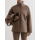 Aimn Oversized Quilted Jacket Nougat