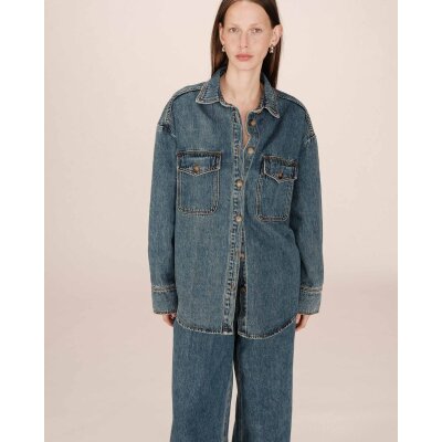 Grace and Mila Jeanshemd Sydney Vintage Blue