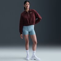Nike Half Zip Hoodie Sportswear Phoenix Fleece Burgundy Crush/Sail