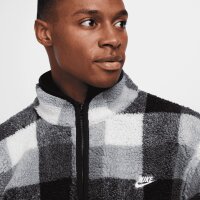 Nike Half Zip Hoodie Teddy Winterized Black/White/Smoke