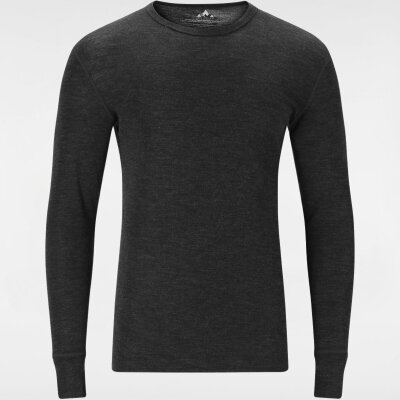 Whistler Langarm Unterziehshirt Merino Wolle Cerro Men Longsleeve Black