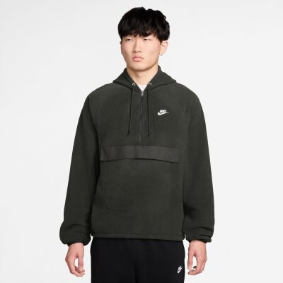 Nike Half Zip Hoodie Fleece Wintersized Sequoia/White