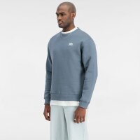 Alpha Industries Sweater Crewneck Small Logo Denim Blue