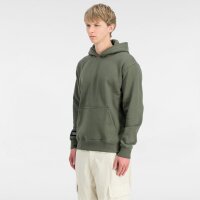Alpha Industries Hoodie Label Back Print Dunkeloliv