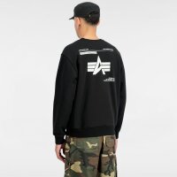 Alpha Industries Sweater Crewneck Backprint Black