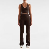 Aimn Sense Flare Tights Chocolate