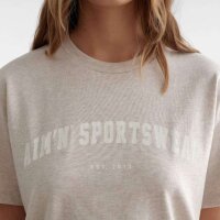 Aim’n T-Shirt Varsity Boxy Beige Melange
