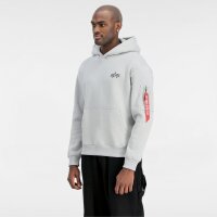 Alpha Industries Hoodie Signature BP Pastel Grey
