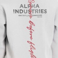 Alpha Industries Hoodie Signature BP Pastel Grey