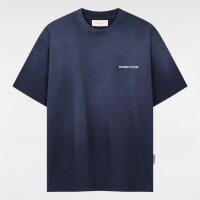 Another Cotton Lab T-Shirt Wanna Go Washed Blau