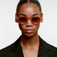 A. Kjærbede Sonnenbrille Zan Burnt Amber