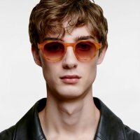 A. Kjærbede Sonnenbrille Zan Burnt Amber