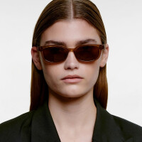 A. Kjærbede Sonnenbrille Charlie Smoke Transparent