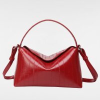 HVISK Handtasche Note Stroke Structure Scarlet Red
