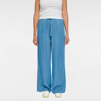 Mazine Hose Drawstring Tencel Pants Dark Blue Wash