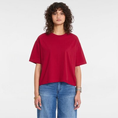 Volcom T-Shirt Stone Blanks Up Deep Red
