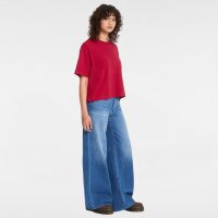 Volcom T-Shirt Stone Blanks Up Deep Red