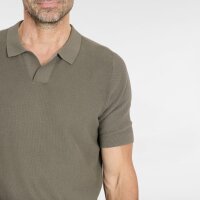 Nou Poloshirt Beusch Knitted Smokey Olive