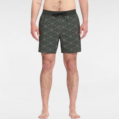 Volcom Boardshort Lido Print Trunk 16 Grün