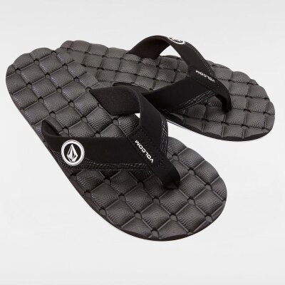 Volcom Sandalen Recliner Black/White